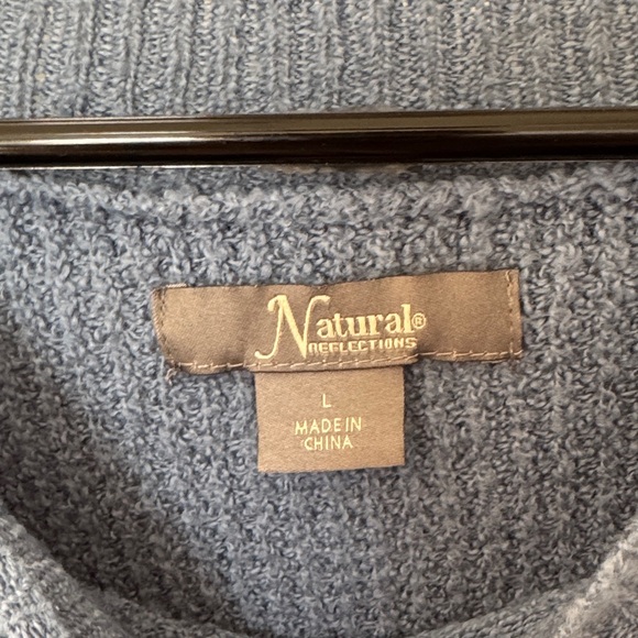 Natural Reflections Waffle Knit Sweater - Picture 2 of 7